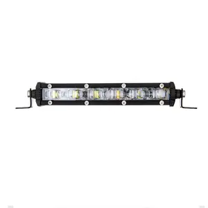 18W 6D LED 라이트 바 7 인치 트럭 차량 슬림 운전 라이트 바 스포트라이트