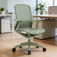 Chaise de bureau ergonomique en maille, fauteuil de direction, mobilier de bureau moderne, dossier moyen, sillas de oficina, chaise de travail
