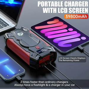 <span class=keywords><strong>Arrancador</strong></span> de Coches de 1800A de Pico, Batería Portátil de 39800mAh y 12V con <span class=keywords><strong>Pinzas</strong></span> Inteligentes a Prueba de Chispas <span class=keywords><strong>para</strong></span> Camiones y Coches - Product Image 6