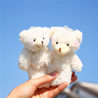 Mini petit ours en peluche doux porte-clés jouets animaux en peluche jouets en peluche poupée sac accessoire porte-clés décoration