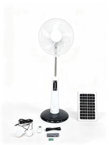 Factory Direct Sale Gift <b>Box</b> New Arrival Stand Solar <b>Cool</b> Fan Household Table Fan With Solar White Solar Charger Fan - Product Image 1