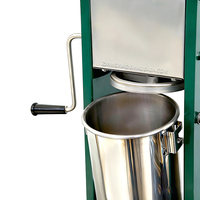Machine à saucisses verticale manuelle commerciale 3L 5L 7L 10L 15L, machine à farcir les saucissons et salamis, équipement de transformation de la viande