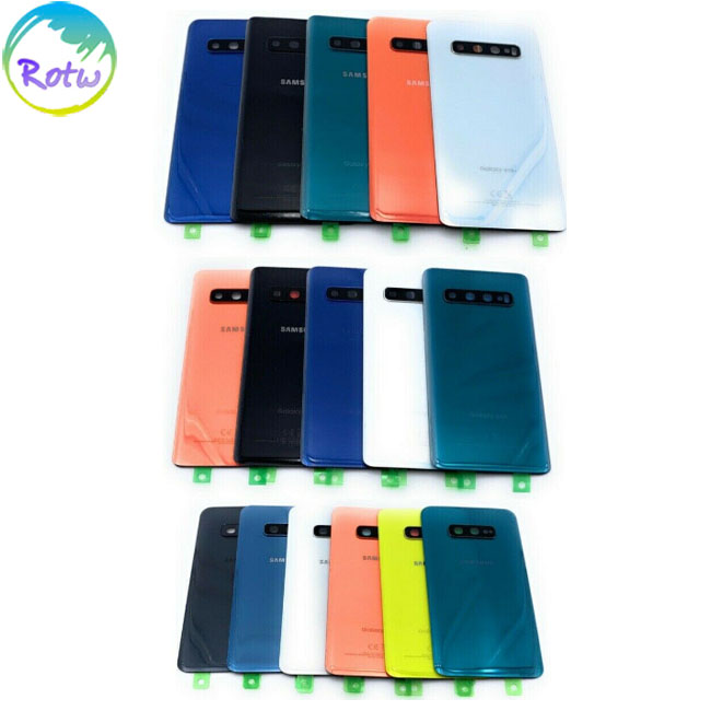 Задней крышки батарейного отсека OEM, стекло для SAMSUNG Galaxy S10 Plus G975, задняя крышка