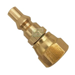 Brass Gas Cylinder Adapter For Camping <b>Stove</b> Portable Fuel Connector One Piece Design - Product Image 1