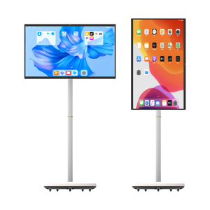 Téléviseur intelligent portable sans fil LED blanc de 24, 27 et 32 pouces avec batterie rechargeable Android et design mobile - Product Image 1