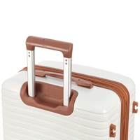 Stock Prêt Valises de Voyage Extensibles Légères en ABS, Ensembles de Bagages 3 Pièces avec Grande Capacité, OEM Disponible