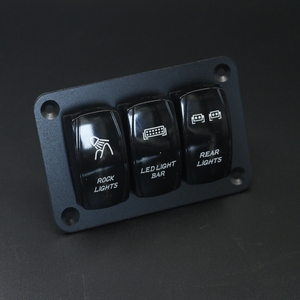 Ánh sáng Rocker chuyển Led thanh ánh sáng 5p Laser On/Off LED ánh sáng 20A/12V 10A/24V chuyển Jumper dây thiết lập cho jepp thuyền xe tải - Product Image 1