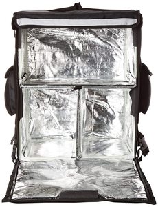 OEM Tas Pizza Termal Tahan Panas, Tas Ransel Pengiriman Makanan Pendingin Kokoh Sepeda Motor Restoran Komersial Kapasitas Besar - Product Image 5