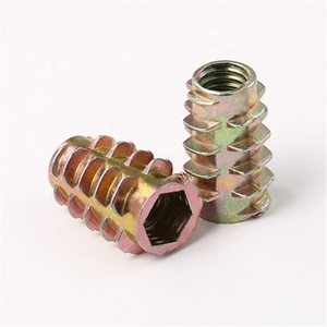 Ren chèn <span class=keywords><strong>Nut</strong></span> lục giác Ổ cắm ổ cắm loại đồ nội thất bộ phận kim loại đinh tán hạt Hex chìm đầu đồ nội thất <span class=keywords><strong>NUT</strong></span> - Product Image 2