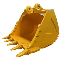Godet basculant renforcé de 12 tonnes pour excavatrice, avec dents durables pour la manipulation du gravier, des pierres et des roches