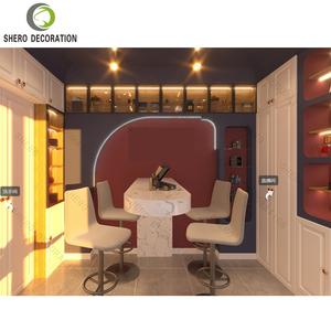 การออกแบบตกแต่งภายในร้านน้ำหอมสุดหรู ร้านขายผลิตภัณฑ์ดูแลผิวและน้ำหอม ห้างสรรพสินค้า โชว์รูมร้านค้า การปรับปรุงร้านค้าสำหรับน้ำหอม - Product Image 1