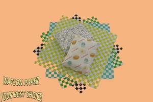 Greaseproof Eco-Friendly Custom Hot Burger <b>Wrapping</b> <b>Paper</b> <b>Roll</b> with Virgin Pulp Style Oil Resistant PE Coating for Food Use - Product Image 5