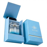 Flacon de parfum personnalisé de luxe 30ml 50ml 100ml, vaporisateur de parfum en verre vide, emballage cadeau en carton avec boîte
