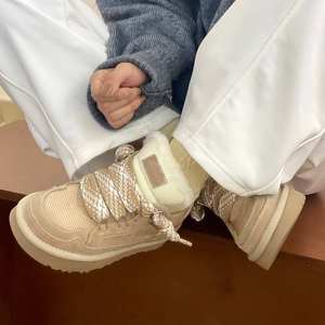 2025 mùa thu mùa đông của phụ nữ uggs Tasman tuyết khởi động nhiệt ấm áp thoáng khí chống trượt thiết kế giày Chất lượng cao len làm chiều cao - Product Image 4