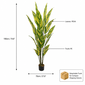 Planta Artificial Realista <span class=keywords><strong>de</strong></span> Ave del <span class=keywords><strong>Para</strong></span>íso, Follaje Tropical, Planta Falsa <span class=keywords><strong>de</strong></span> Strelitzia <span class=keywords><strong>para</strong></span> Fotografía <span class=keywords><strong>de</strong></span> Estudio y Grabación <span class=keywords><strong>de</strong></span> Video - Product Image 2