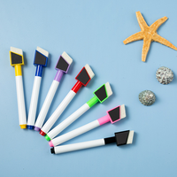 X1022 Offre Spéciale – Marqueurs pour Tableau Blanc à Pointe Fine, Faible Odeur, avec Gomme, Idéaux pour Enfants – Lot de Stylos Marqueurs Effaçables à Sec