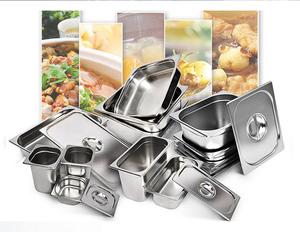Bac GN en acier inoxydable de taille 1/6, capacité de 1,5 L conforme aux normes européennes Gastronorm - Product Image 5