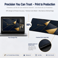 Alfombrilla de Escritorio Personalizada, Impermeable y Antideslizante, para Teclado de Oficina, Protector de Escritorio Grande, Sublimación, Personalizable con Logotipo OEM