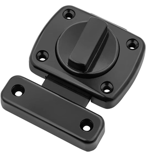 QIYANG moderno a buon mercato prezzo durevole bronzo nero autoadesivo bagno bagno in lega di zinco porta scorrevole di sicurezza chiavistello - Product Image 1