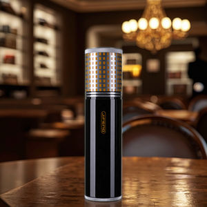 JIFENG JF-030専門メーカーサプライヤー3-4葉巻カスタム金属旅行葉巻アルミチューブ湿度計付き - Product Image 6