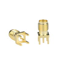 Conector Coaxial SMA-KE SMA Hembra RF, Conector Parcial de Pines SMA-KF