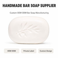 Savon Solide Artisanal à l'Acide Kojique et au Citron pour Peaux Grasses, Marque Blanche OEM 100g
