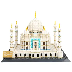 WANGE 5211 yapı taşları Set dünya büyük mimarisi büyük Taj Mahal modeli kitleri tuğla çocuklar için oyuncak