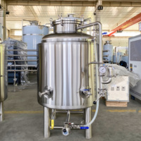 Réservoir à bière brillante personnalisé de 100 L, BBT SUS 304, réservoir brillant, réservoir de stockage de bière, équipement de brassage de bière artisanale