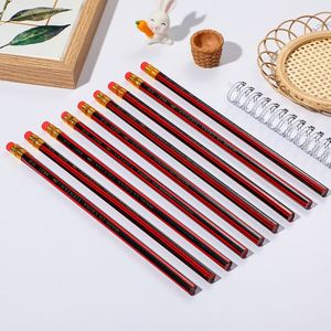 Lápiz HB 2B con Logotipo Personalizado OEM 30-1, Material Escolar para Niños, Lápiz Artesanal Estándar para Dibujo y Bocetos, Premio Rojo PMQX-023 - Product Image 2