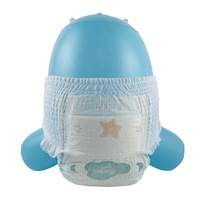 OEM Günstige Lagerware Einweg-Trainingswindeln Maßgeschneiderte Weiche Komfortable Vliesstoff-Babywindeln mit 3D-Auslaufschutz USA Fluff