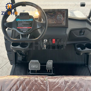 <span class=keywords><strong>Carrito</strong></span> de Golf Eléctrico Elegante, Apariencia Moderna, Luces LED de Conducción Diurna, Ruedas de Aleación y Volante Ergonómico - Product Image 6