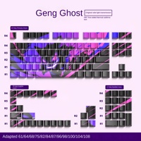Capuchons de touches de clavier mécanique en PBT à sublimation, gravés sur le côté, à transmission lumineuse, 129 touches, originaux, vente chaude