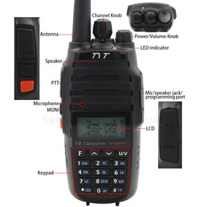Storage Dual-band Dual-display Handheld <b>Walkie</b>-<b>talkies</b> for TH-UV8000D Full Set 8km 128 Channel VHF/UHF 10W Black 16 2 Pcs 1kg - Product Image 3