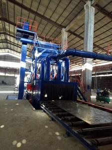 Ligne de conservation des poutres en H du chantier naval Longfa & ligne de sablage, de polissage, de peinture et de séchage des profilés en acier (fini Sa2.5) - Product Image 6