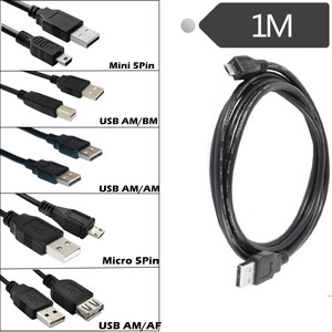 Usb2.0 Cable Black <b>Extension</b> Male To Female <b>Micro</b> 5Pin Data Transfer For Mobile Devices - Product Image 5