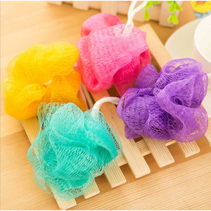 Bath Flower Mesh Bath <b>Sponge</b> Colorful Shower Loofah For Daily <b>Bathing</b> - Product Image 2