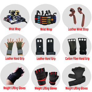 Sangles de poignet personnalisées multicolores pour hommes, pour haltérophilie, avec assistance pour la barre, en tissu, pour la salle de sport - Product Image 5