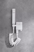 HONGDEC Ensemble de pulvérisateur de bidet mural moderne en laiton chromé, installation facile pour appartement et hôtel