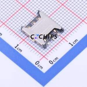 XKNANO-1151 SIM Card Connector SMD Connector Plug-In Type Nano SIM Card Card Holder 1.35mm - Product Image 1