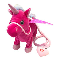 Poney Pégase, un jouet en peluche électrique qui peut marcher et chanter, licorne