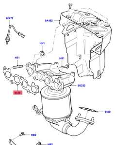 2S6G9448DA 1326381 2S6G-9448-DA 30681330 C20113460 Joint de collecteur d'échappement pour ford B-max figo fusion fiesta focus <span class=keywords><strong>ecosport</strong></span> - Product Image 6