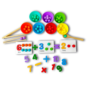 Custom Busy Book Cognitive Educational Toy Wooden Egg <strong>Twist</strong> Machine Clip Bead <strong>Games</strong> for Kids Boys and Girls Aged 2 to 4 Years - Product Image 4