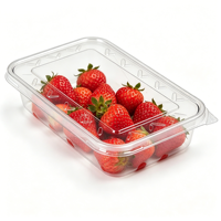 Emballages personnalisés, sûrs, jetables, recyclables, boîtes en plastique PET transparentes pour biscuits, gâteaux, pain, fruits, noix, emballages alimentaires avec couvercles