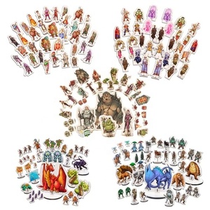 <span class=keywords><strong>Miniatures</strong></span> plates rigides OEM/ODM Anime pour D&D avec bases, échelle 28mm 32mm, pour le pack de démarrage Dungeons and Dragons 5E DM - Product Image 4