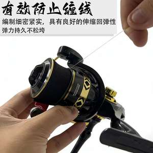 สายรัดป้องกันรอกตกปลา โพลีเอสเตอร์ อุปกรณ์เสริมรอกตกปลา ขนาดใหญ่ กลาง เล็ก สำหรับตกปลาด้วยเหยื่อปลอม - Product Image 2