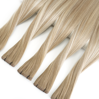 Ekstensi Rambut Manusia Remy Burma Lan Xun Hair Double Drawn Genius Weft Invisible 60g Berat 26 Inch Private Label