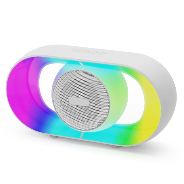 New U8 Portable Speaker with RGB Lamp BT 5.0 RGB Light Loud Bass Compatible with All Devices for Home Travel