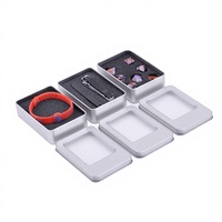 Boîte en fer blanc rectangulaire avec fenêtre 107 x 70 x 30 mm, emballage pour planche Gua Sha en fer blanc, écologique, certifiée ISO9001, impression offset