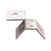 Support métallique pour système d'installation solaire à prix d'usine, accessoires de fixation de toit, support solaire trapézoïdal
