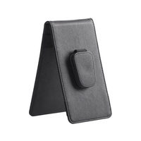 Cuir PU Personnalisé Magnétique Portable Étanche Golf Performance Scorecard Titulaire Yardage Livre Couverture Porte-Lunettes Clip Ensemble